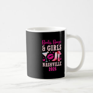 Mug Voyage drôle de filles à Nashville 2026 Vacances e