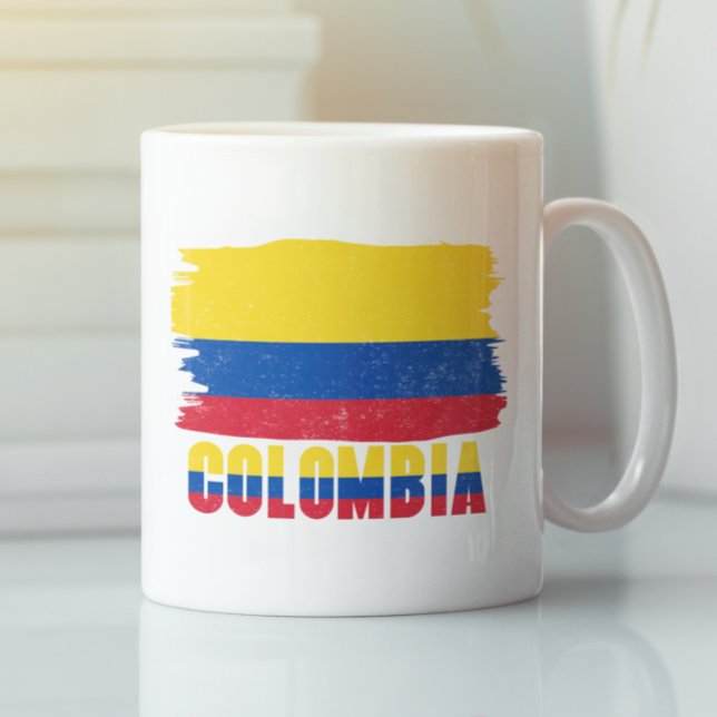 Mug Voyage du drapeau national (Colombia National Flag Travel Coffee Mug
)