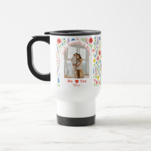 Mug Voyage fleur sauvage - 'We Love You Mom'