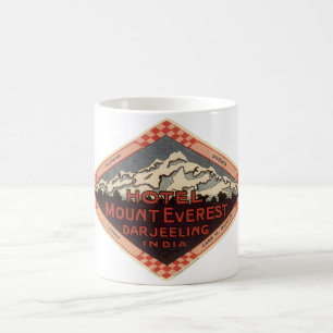 Mug Voyage Vintage, Mont Everest, Darjeeling Inde