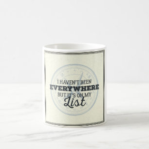 Mug Voyagent plus de citation de motivation de timbre