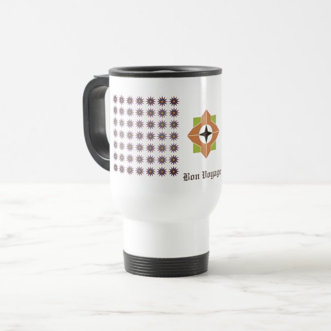Mug Voyager (blanc) (Devant gauche)