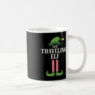 Mug Voyager Elf Correspondant Famille Groupe de Noël