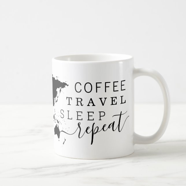 Mug Voyageur fréquent de répétition de sommeil de (Droite)