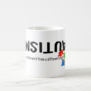Mug Voyant le monde d'un angle différent (morceaux)