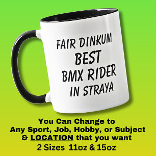 Mug Vrai de vrai MEILLEUR CAVALIER BMX à Straya 