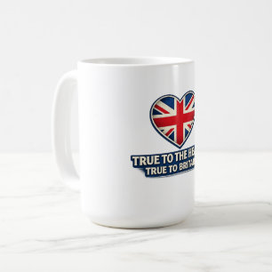 Mug Vrai pour le cœur, vrai pour la Grande-Bretagne –