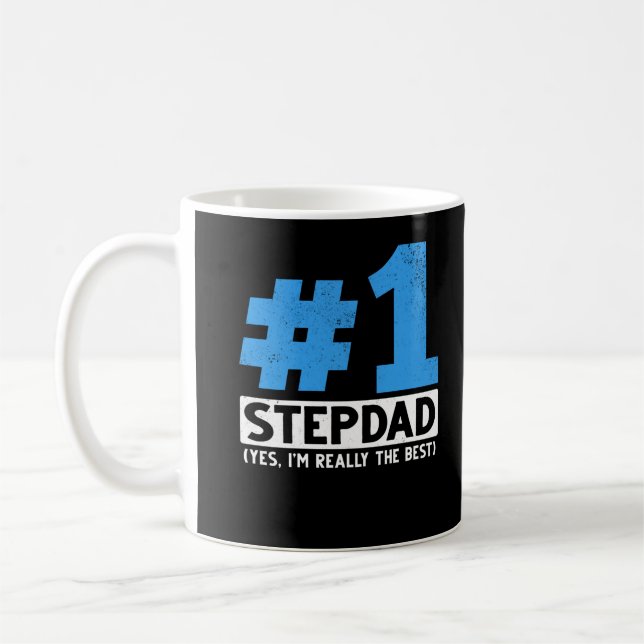 Mug Vraiment le meilleur Stepdad numéro un Stepfather (Gauche)