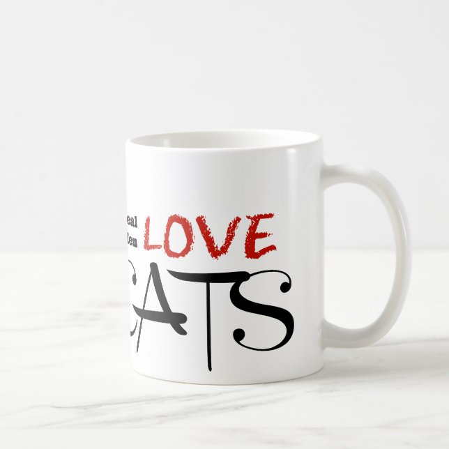Mug Vrais chats d'amour d'hommes ! (Droite)