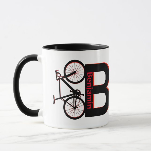 Mug VTT, descente, vélo (Gauche)