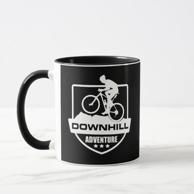 Mug Vtt Downhill Vélo de Montagne (Gauche)