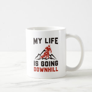Mug VTT en descente