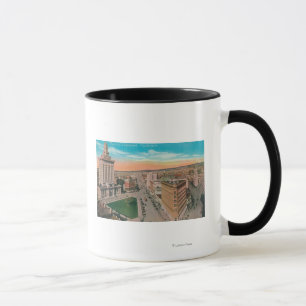 Mug Vue aérienne de CityOakland, CA