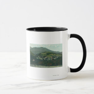 Mug Vue aérienne de la ville et du Mt. Tamalpais