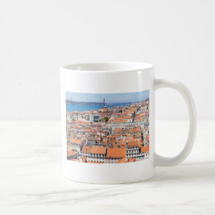 Mug Vue aérienne de Lisbonne, Portugal