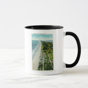 Mug Vue aérienne du du front de mer