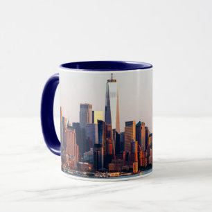 Mug Vue aérienne du World Trade Center du Sunset de N