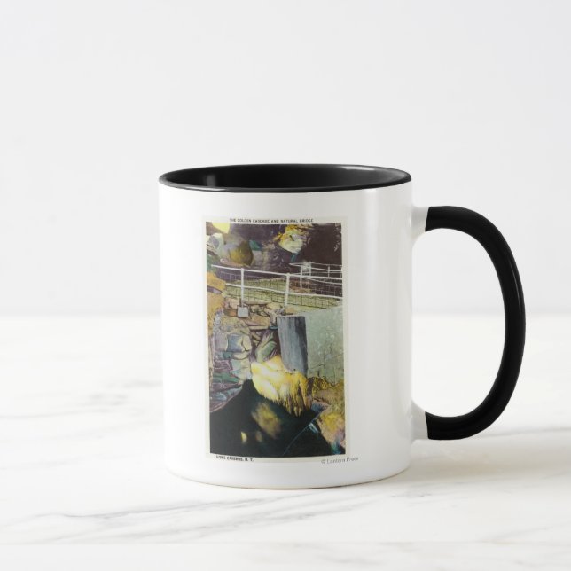 Mug Vue Cascade dorée et pont naturel (Droite)