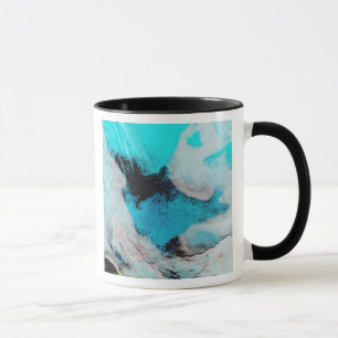 Mug Vue de couleur fausse de Polynya (eau libre)