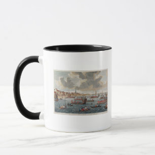 Mug Vue de Gravesend avec des troupes