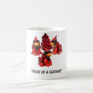 Mug Vue de grenouille…., "grenouilles d'une plume "