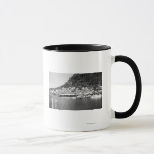 Mug Vue de Ketchikan, photographie de bord de mer de