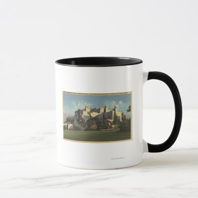Mug Vue de la maison d'Herbert Hoover, Stanford U. (Droite)