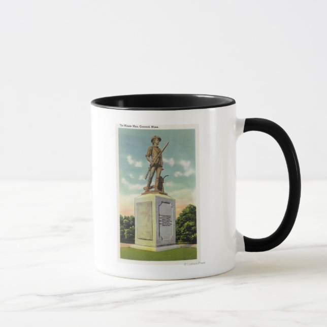 Mug Vue de la statue du Minute Man (Droite)