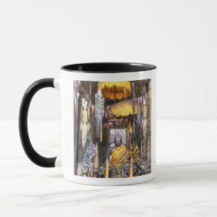 Mug Vue de la zone de l'autel à l'intérieur du temple