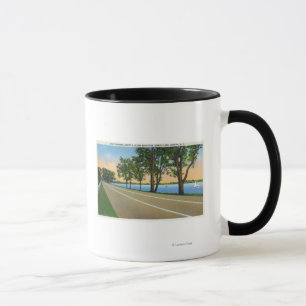 Mug Vue de l'itinéraire 5 de Hwy de lac seneca