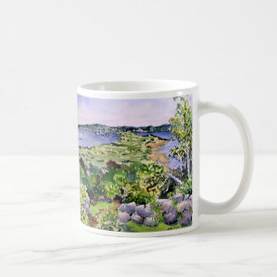 Mug vue de maison de hôtes