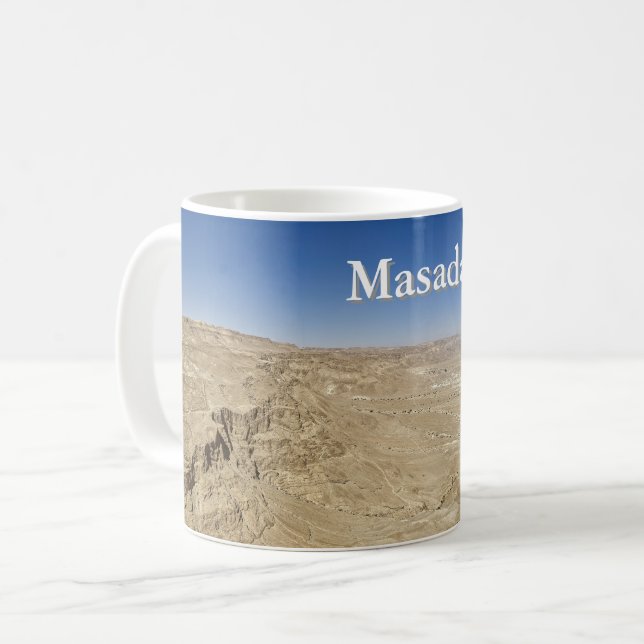 Mug Vue de Massada (Devant gauche)