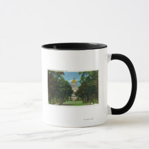 Mug Vue de parc d'état du bâtiment de capitol d'éta