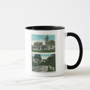 Mug Vue de phare de Champlain de lac