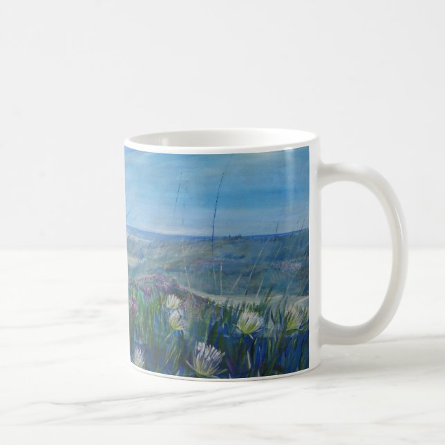 Mug Vue de plage par la bière de Melanie (Droite)