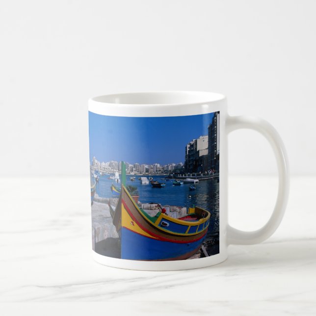Mug Vue de St Julian, Malte (Droite)