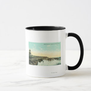Mug Vue des briseurs à Vue de l'EauSanta Cruz, CA