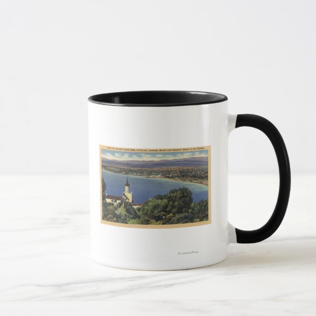 Mug Vue des plages de Redondo & Hermosa (Droite)