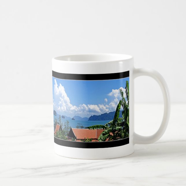 Mug Vue d'océan tropicale de la Thaïlande (Droite)