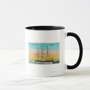 Mug Vue du bateau Star of India à quai