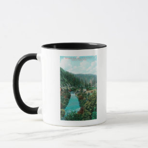Mug Vue du canyon du fleuve Sacramento sur le PS