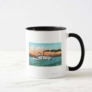 Mug Vue du dépliant à vapeur sur le lac