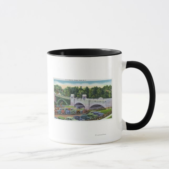 Mug Vue du pont US Hwy Route 9 (Droite)