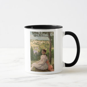 Mug Vue du village, Castelnau, 1868