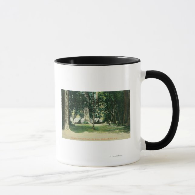 Mug Vue d'un camp dans les séquoias (Droite)