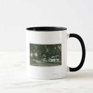 Mug Vue d'un camp militaire américain