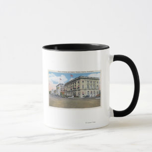 Mug Vue extérieure de bâtiment fédéral, théâtre 