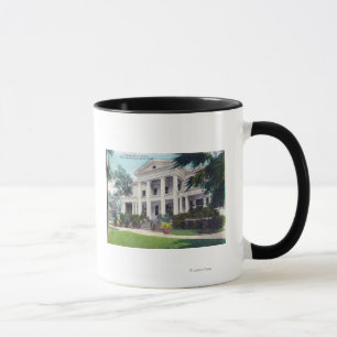 Mug Vue extérieure de la maison du commandant, cour de