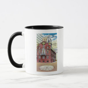 Mug Vue extérieure de vieille Chambre d'état