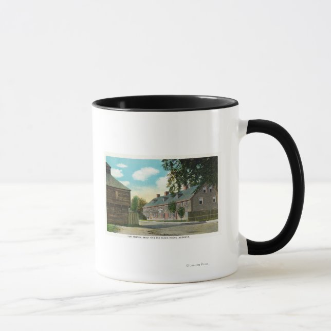 Mug Vue extérieure du fort Weston et du bloc House (Droite)